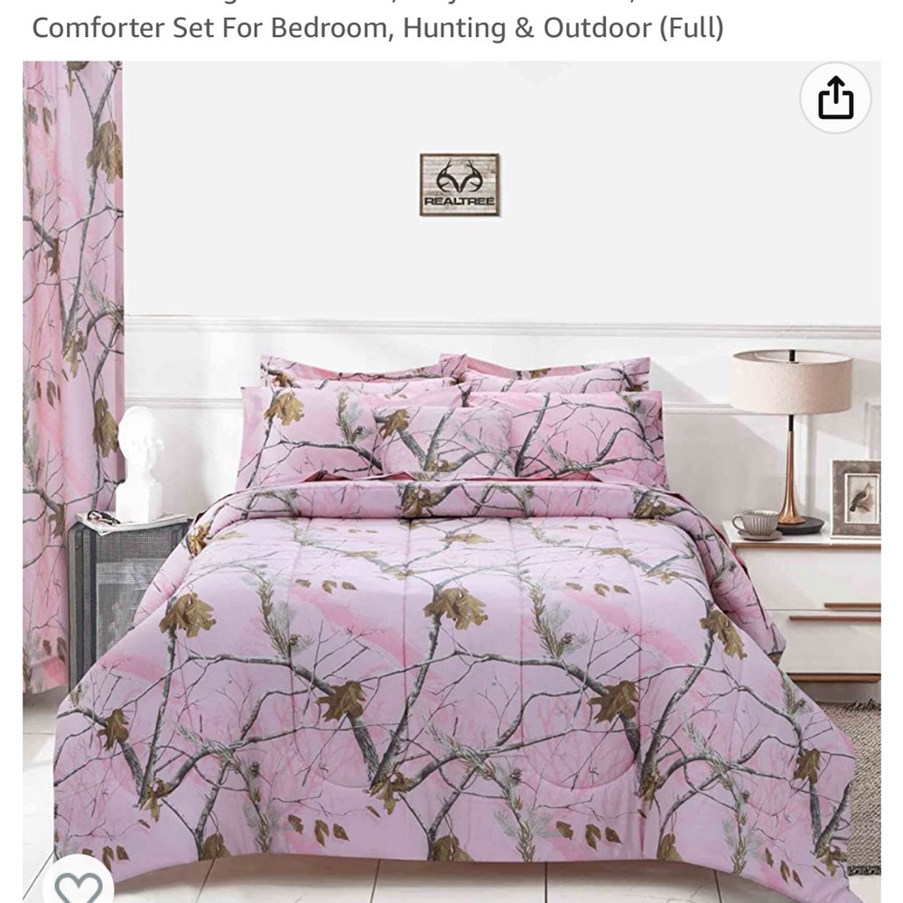Realtree full size camo bedding